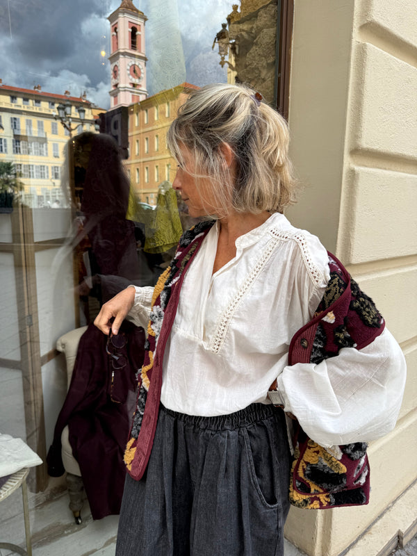 Blouse en voile de coton Sylvia - 2 couleurs