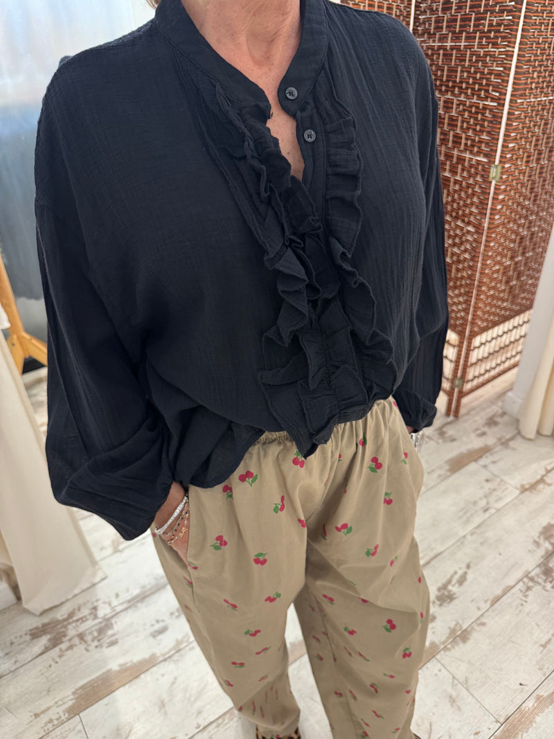 Blouse Volants - 3 couleurs