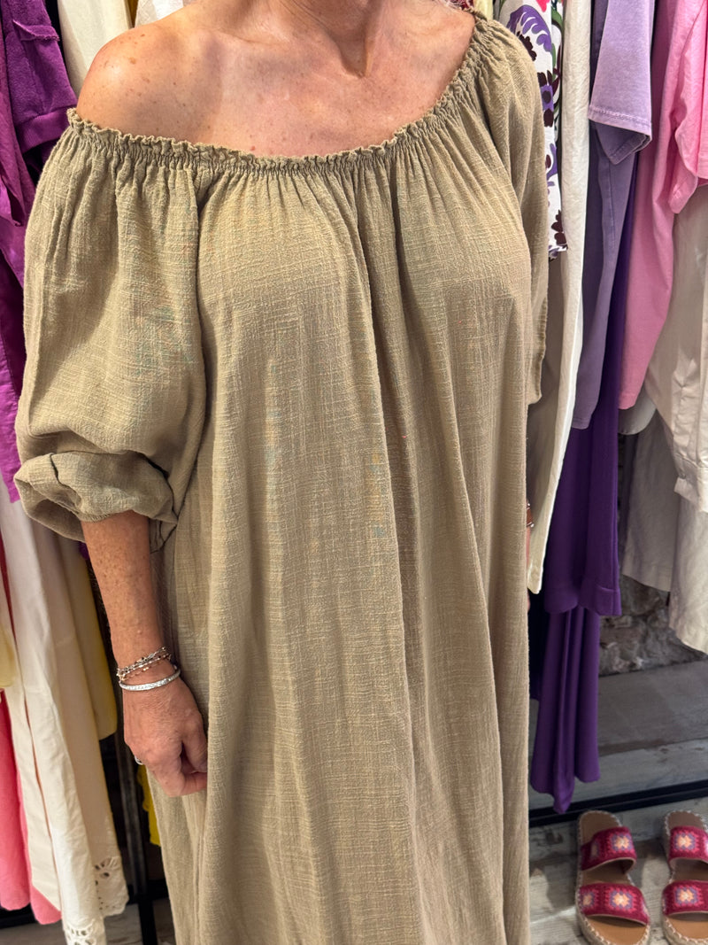 Robe Dalia en gaze de coton - 2 couleurs