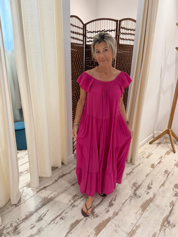 Robe Gina en gaze de coton - 5 couleurs