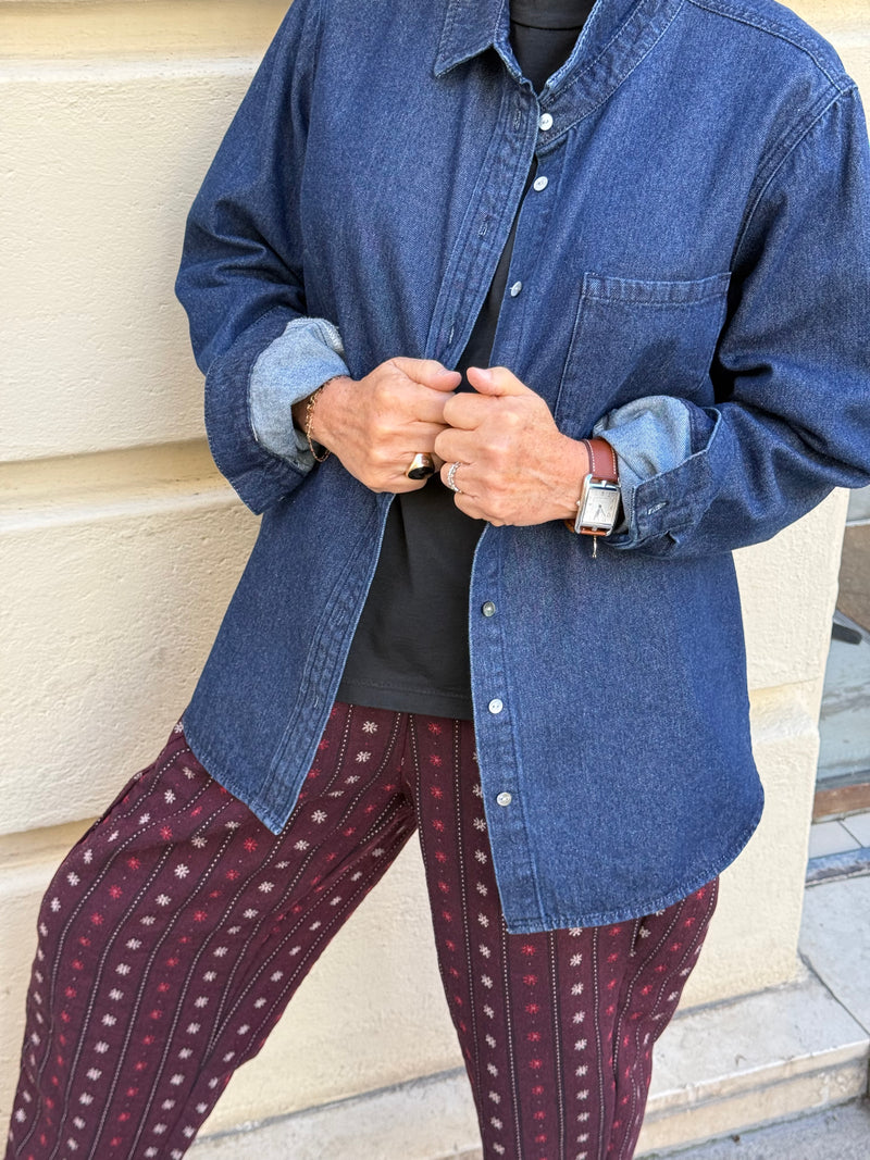 Surchemise en jeans Nina - 2 couleurs