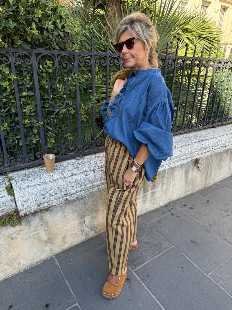 Pantalon Magic rayures - 3 couleurs