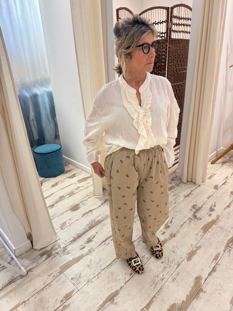 Blouse Volants - 3 couleurs