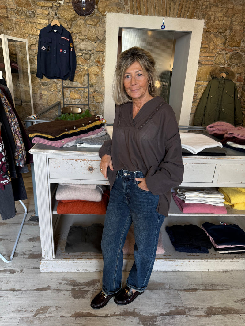 Blouse en voile de coton Sylvia - 2 couleurs