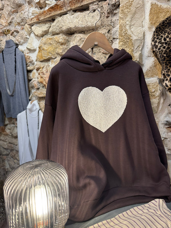 Sweat Coeur - 3 couleurs