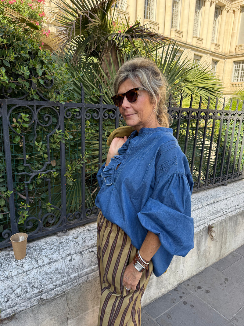 Blouse en jeans Melanie