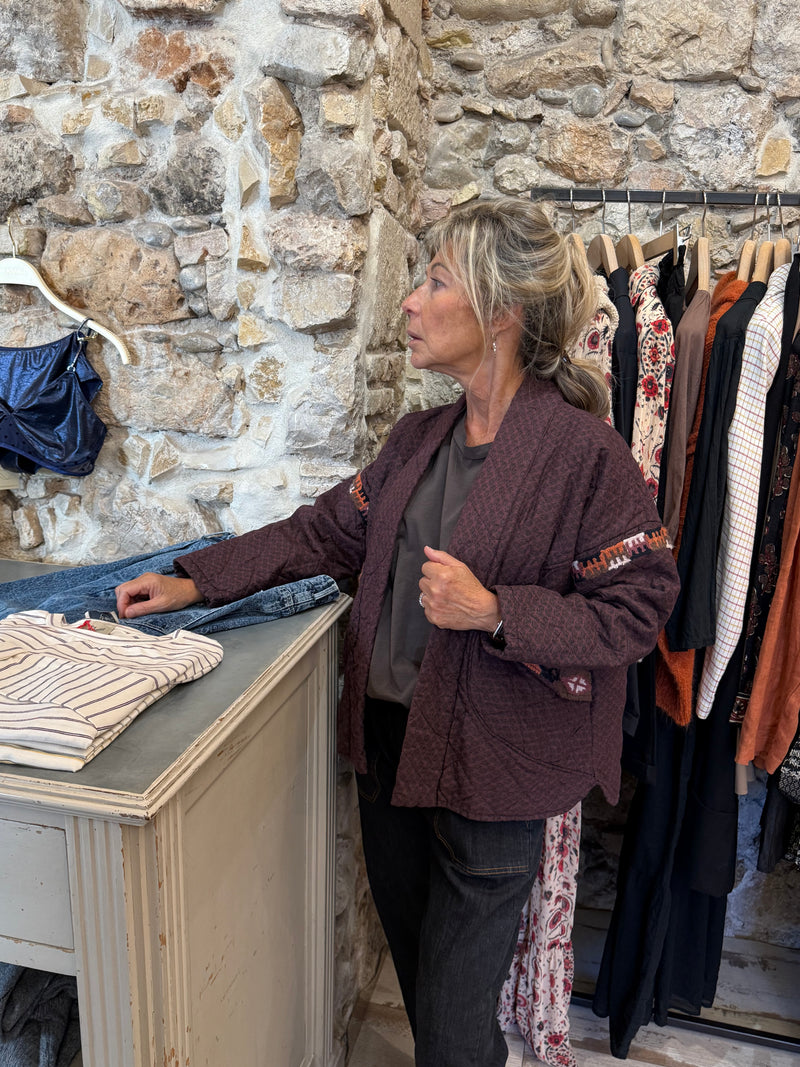 Veste Mila brodée - 3 couleurs