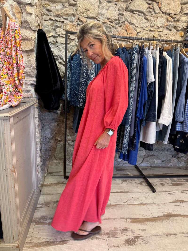 Robe Dalia en gaze de coton - 2 couleurs