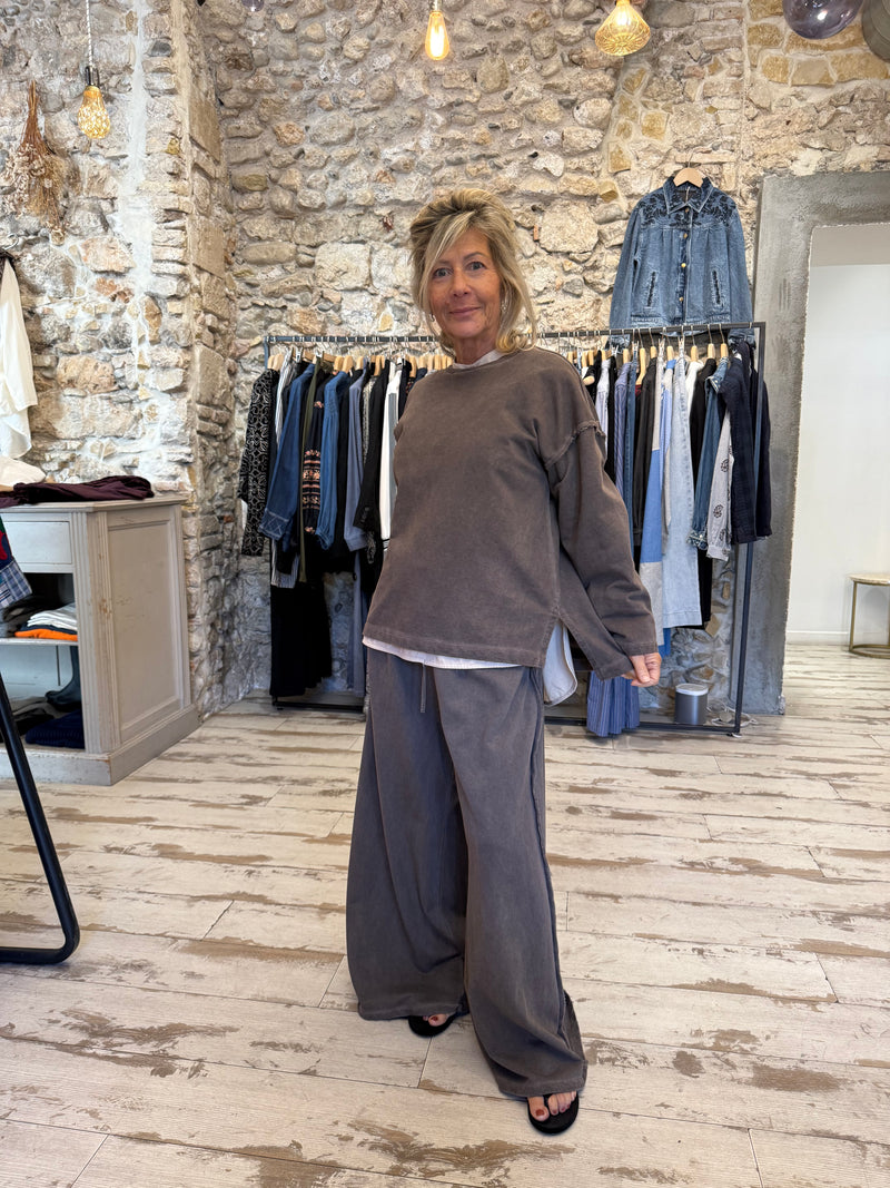 Sweat-shirt Mina manches longues - 2 couleurs