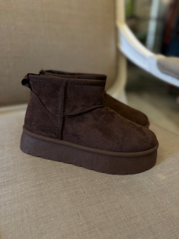 Bottines Snow - marron