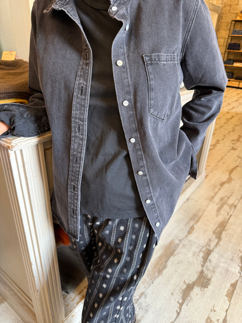 Surchemise en jeans Nina - 2 couleurs