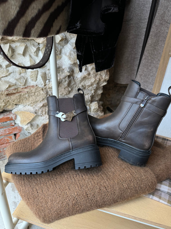 Bottines Kelly - chocolat