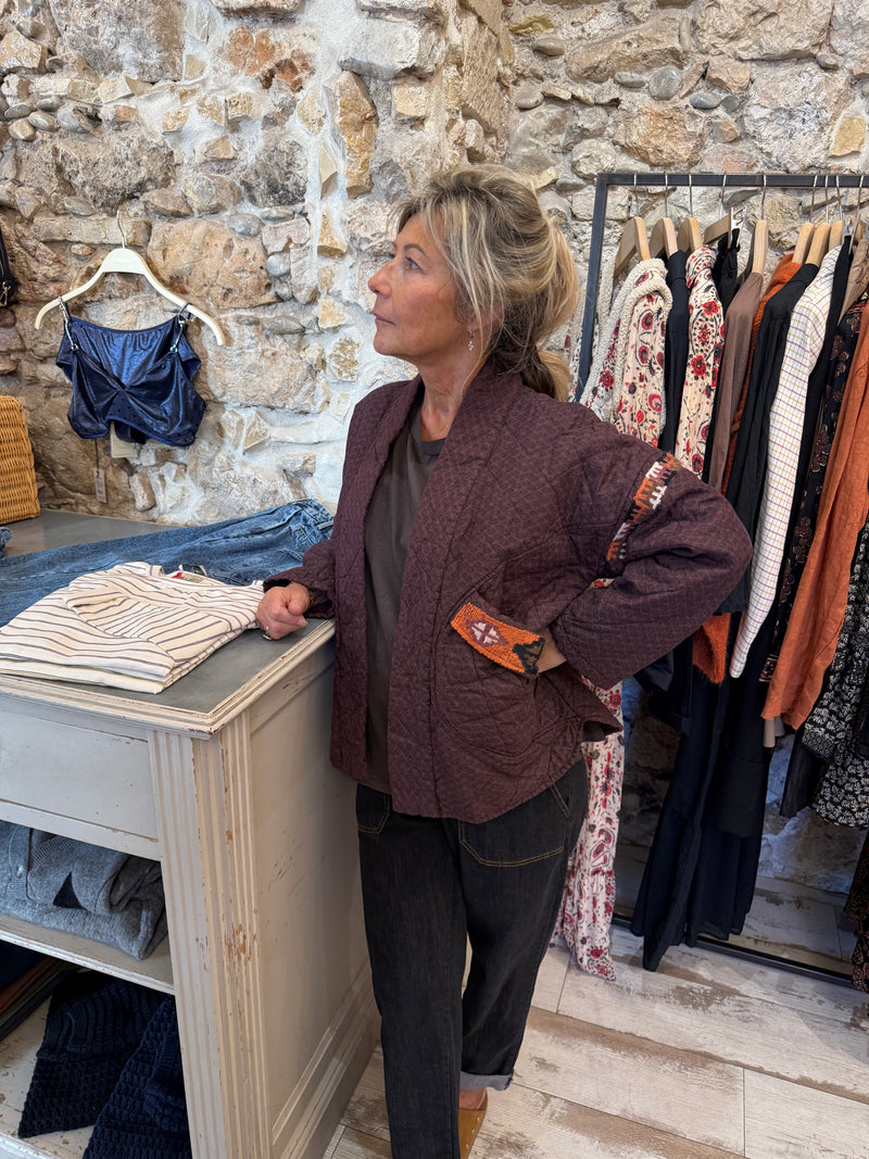 Veste Mila brodée - 3 couleurs