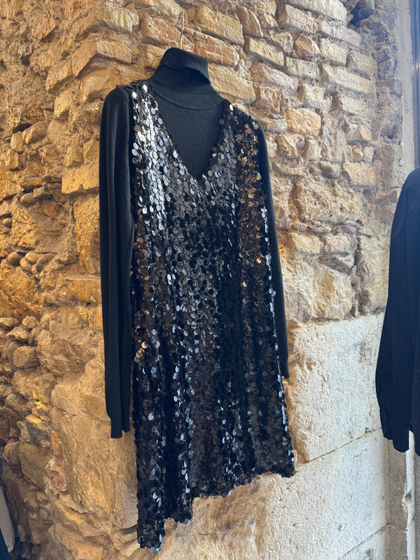 Robe Sequins noire