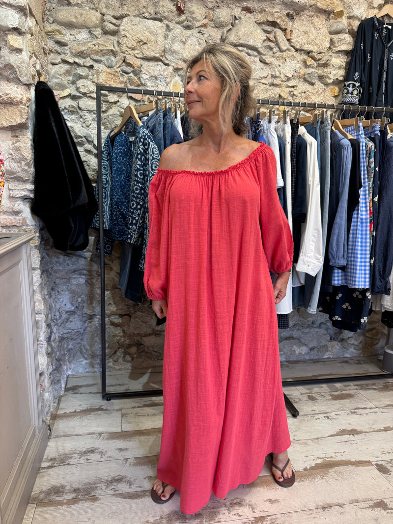 Robe Dalia en gaze de coton - 2 couleurs