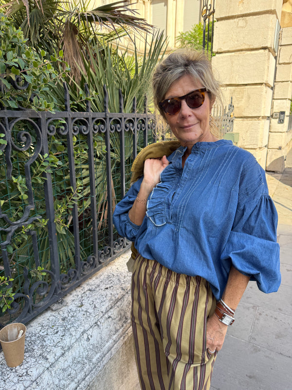 Blouse en jeans Melanie