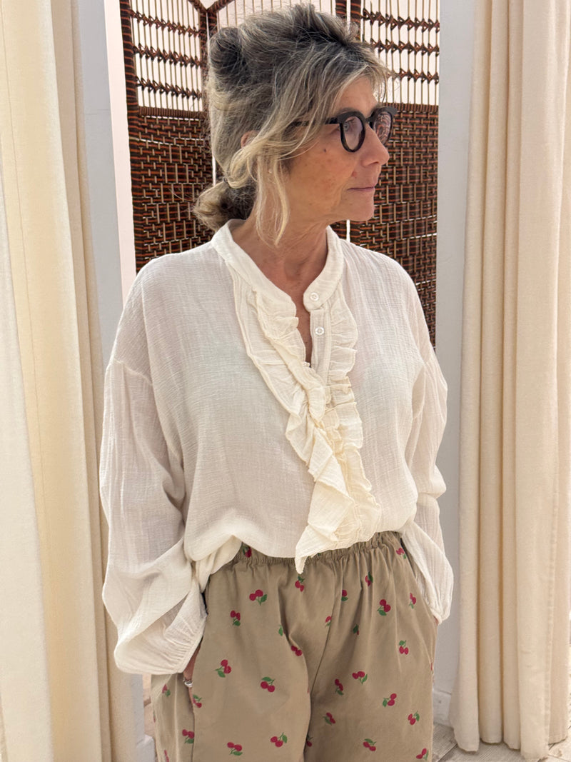 Blouse Volants - 3 couleurs