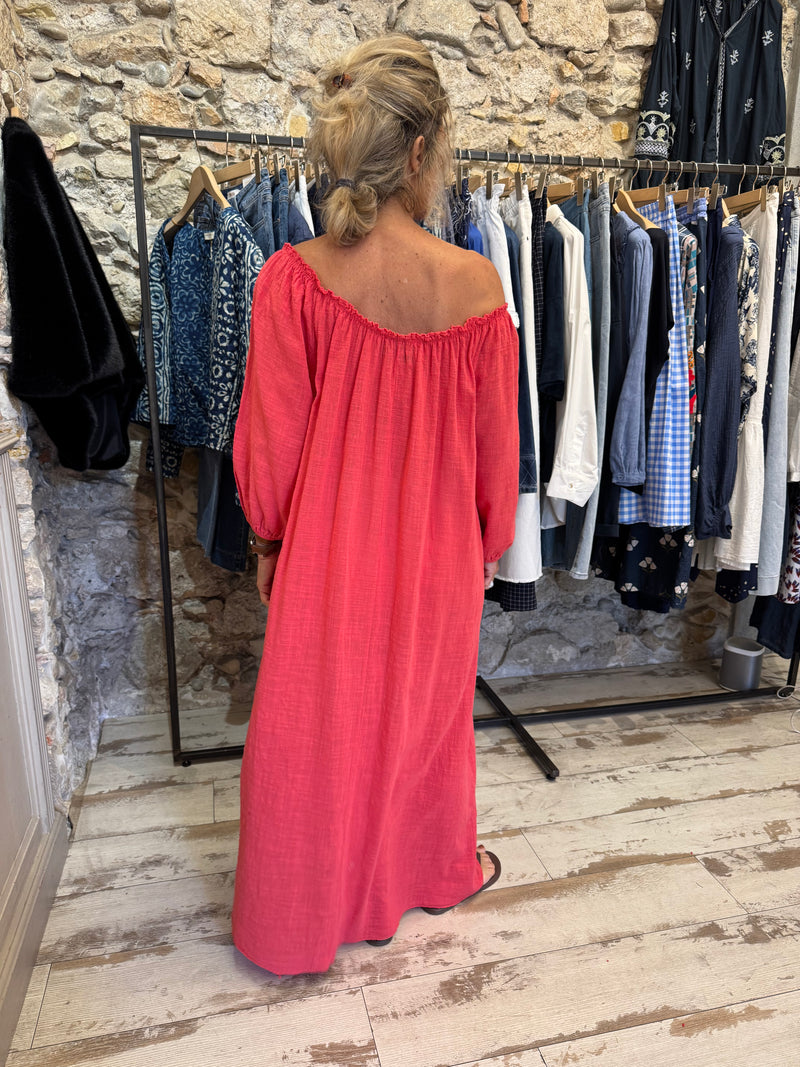 Robe Dalia en gaze de coton - 2 couleurs