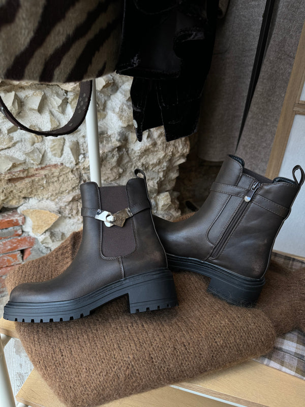 Bottines Kelly - chocolat