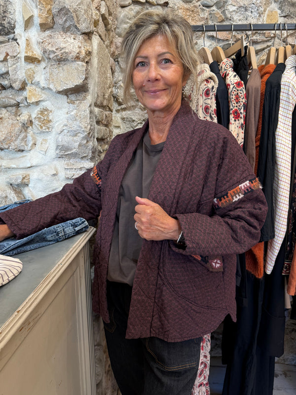 Veste Mila brodée - 3 couleurs