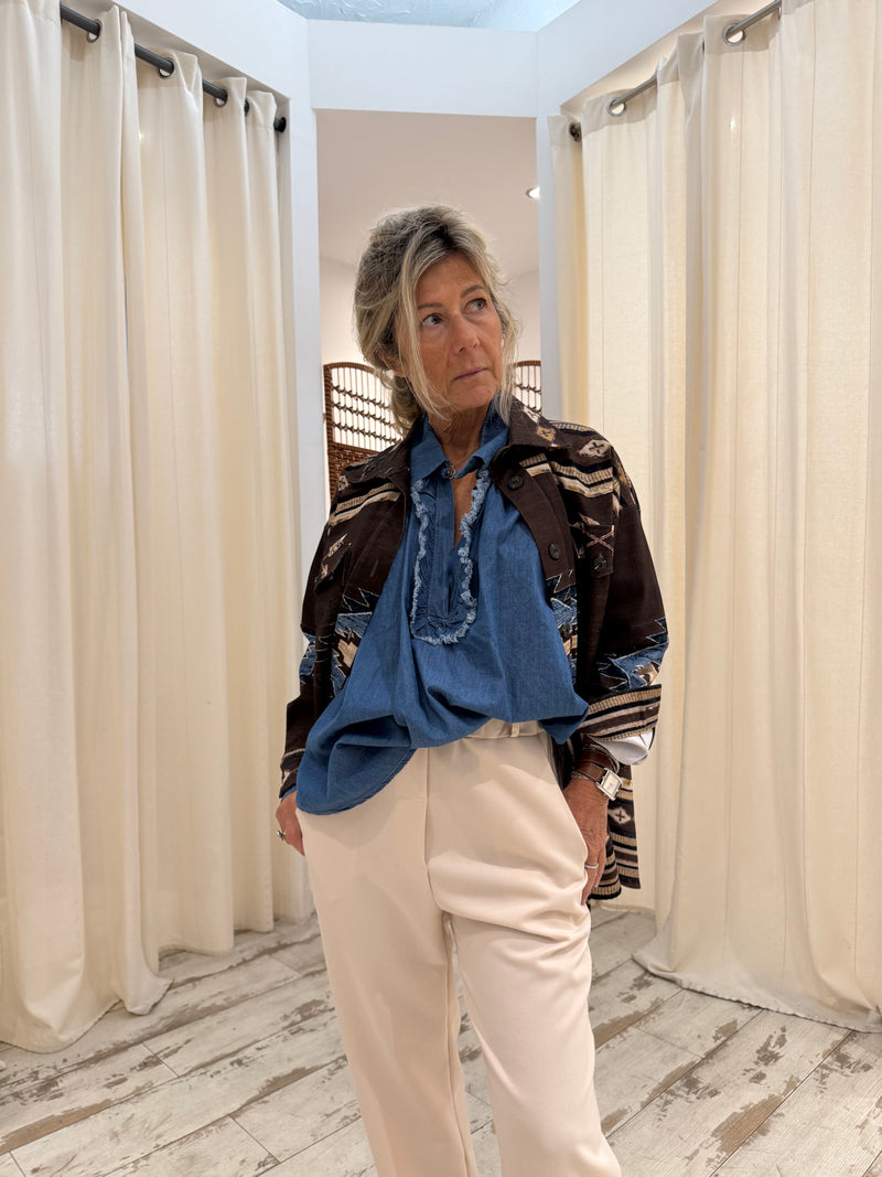 Blouse en jeans Laurence