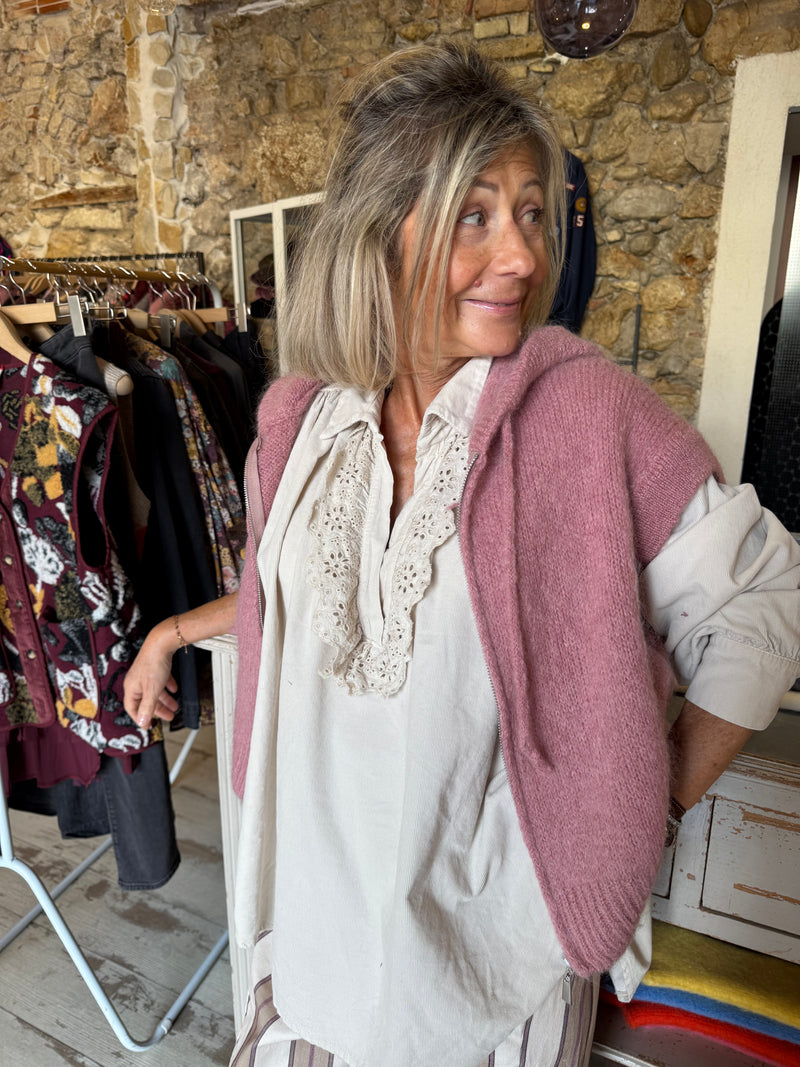 Gilet sans manches à capuche John
