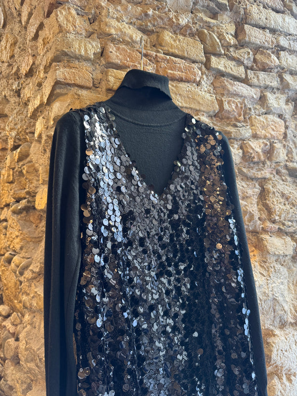 Robe Sequins noire