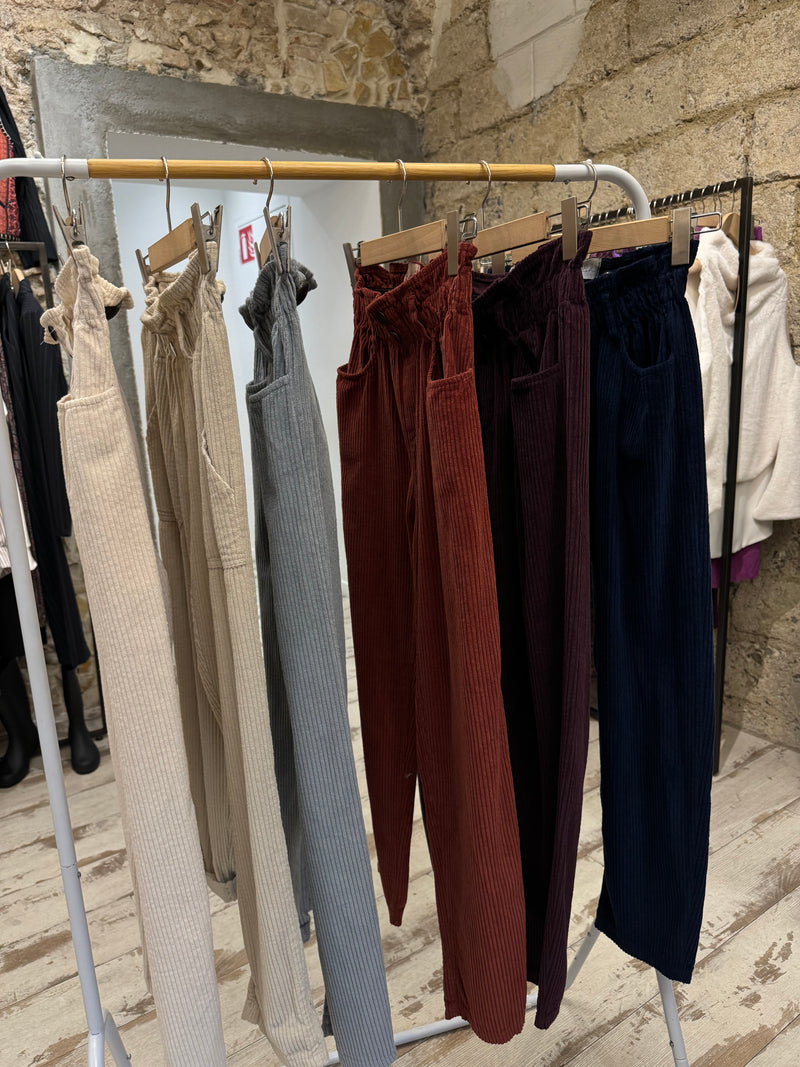 Pantalon en velours Arty - 6 couleurs