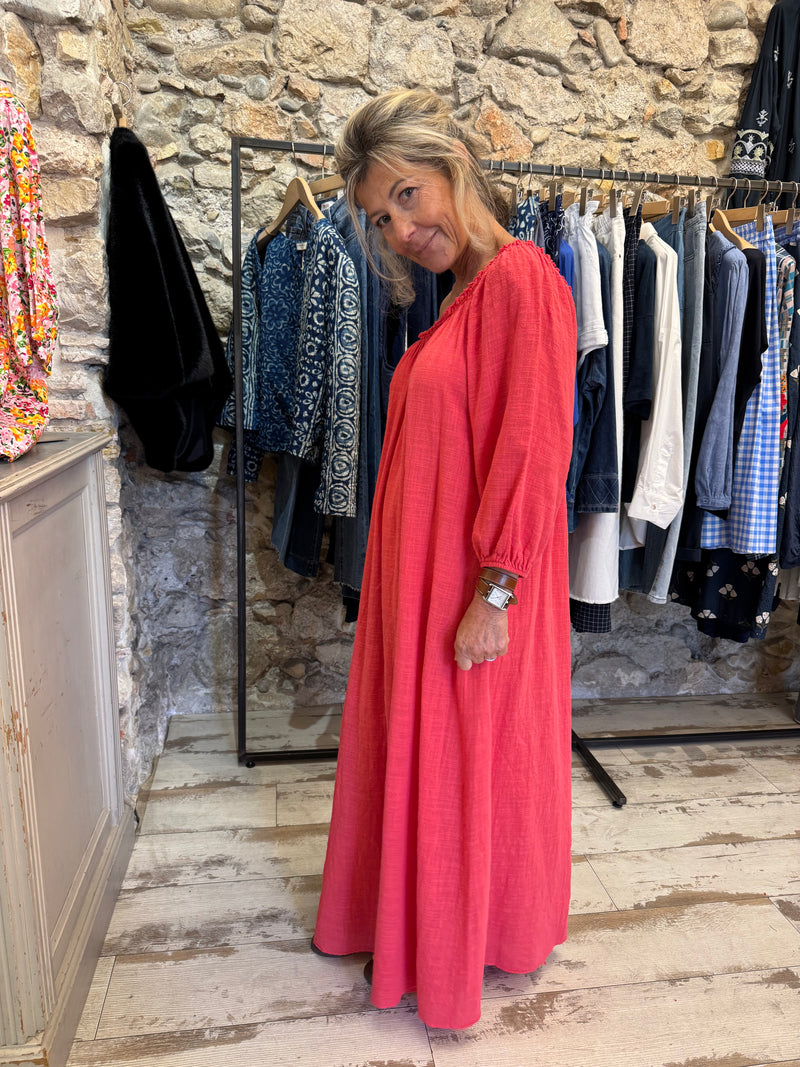 Robe Dalia en gaze de coton - 2 couleurs