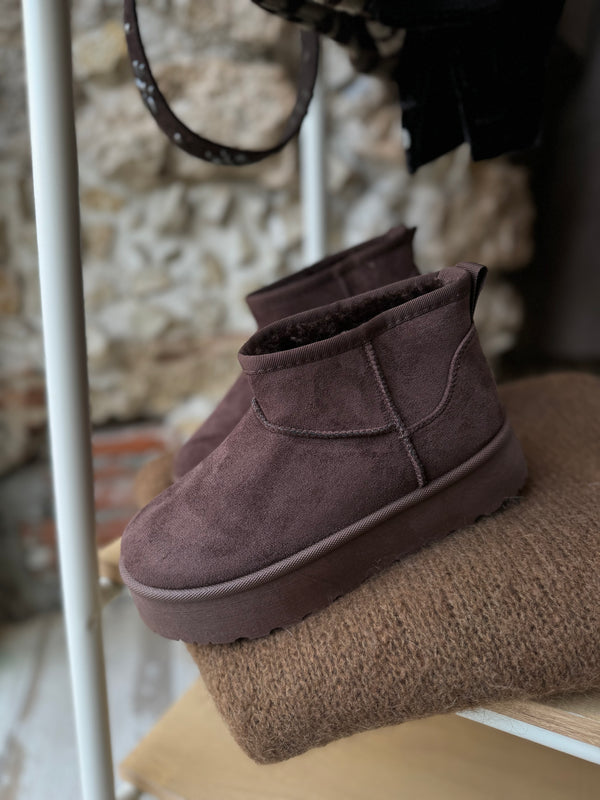 Bottines Snow - marron