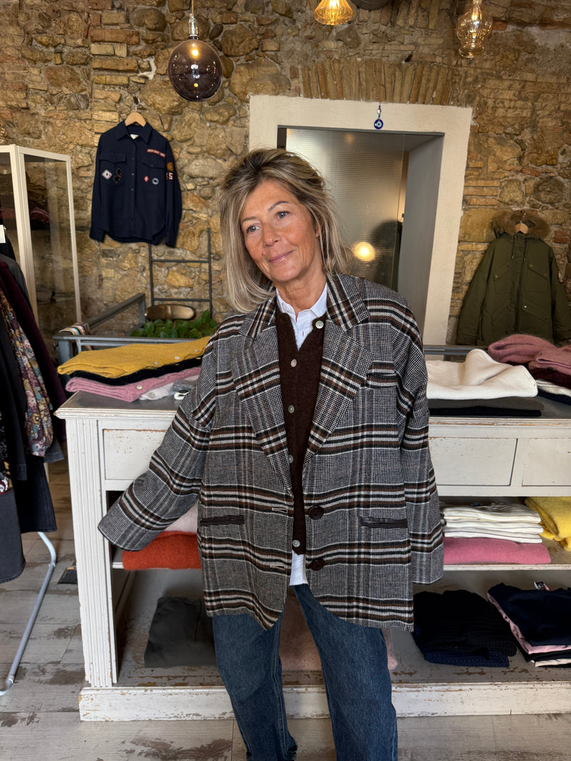 Veste Gloria à carreaux