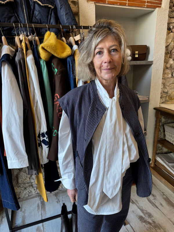 Chemise blanche Cravate