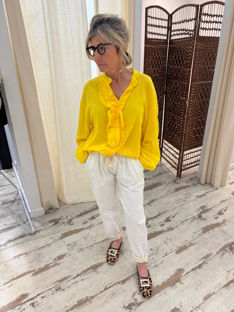 Blouse Volants - 3 couleurs