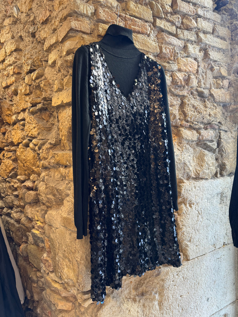 Robe Sequins noire