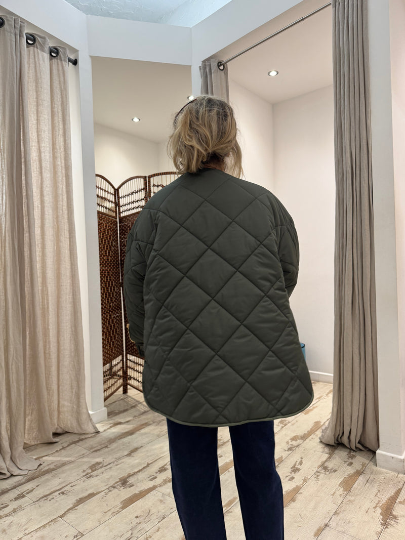 Veste Wood matelassée reversible