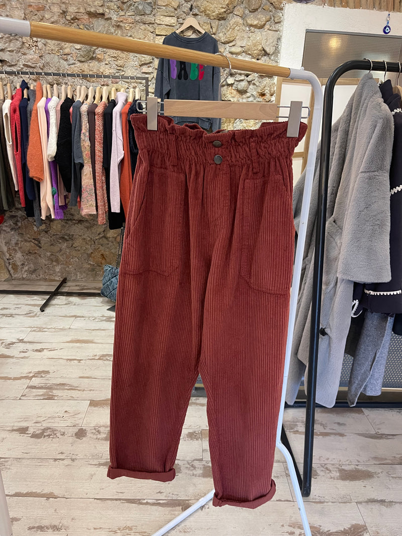 Pantalon en velours Arty - 7 couleurs