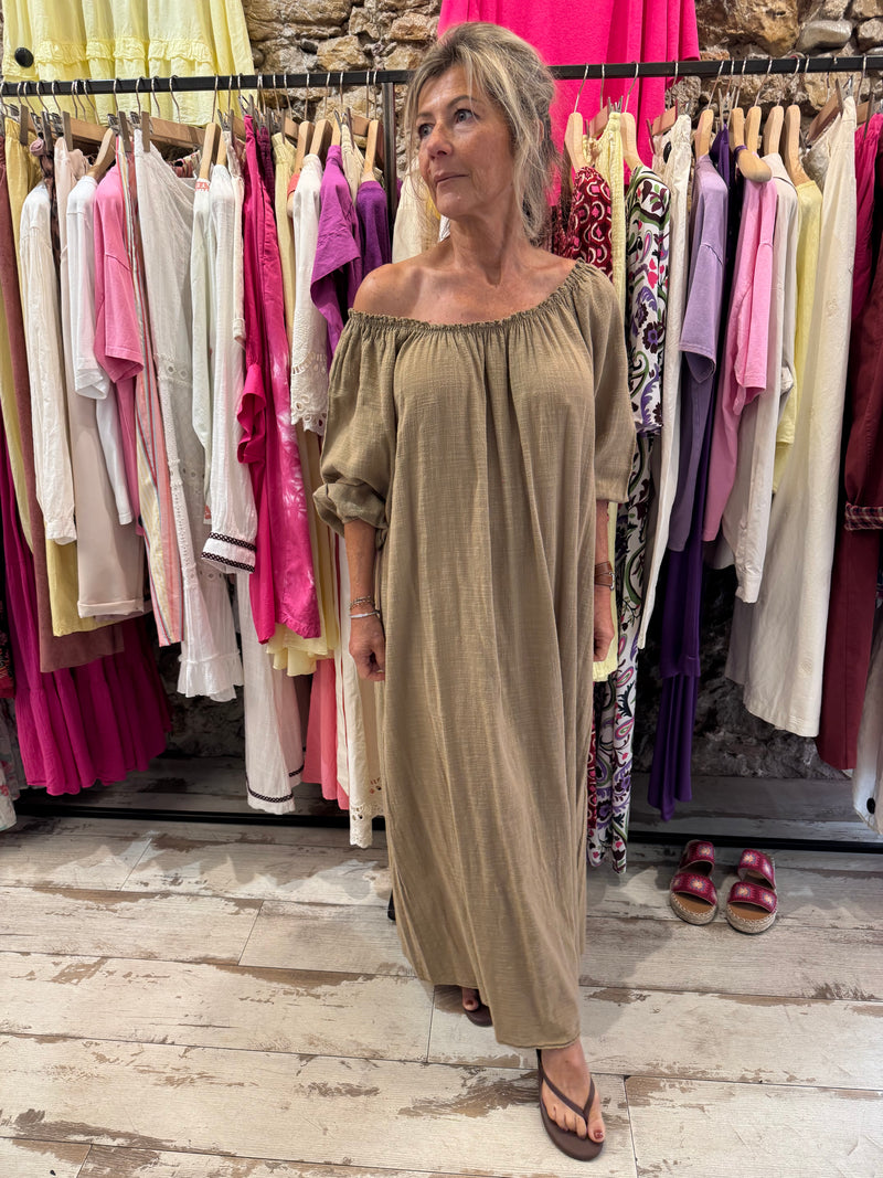 Robe Dalia en gaze de coton - 2 couleurs