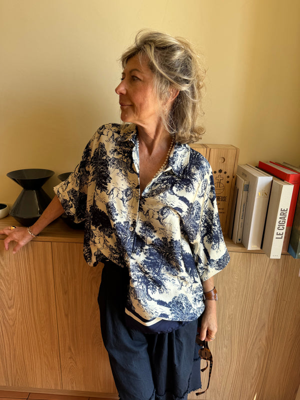 Blouse Montaine marine