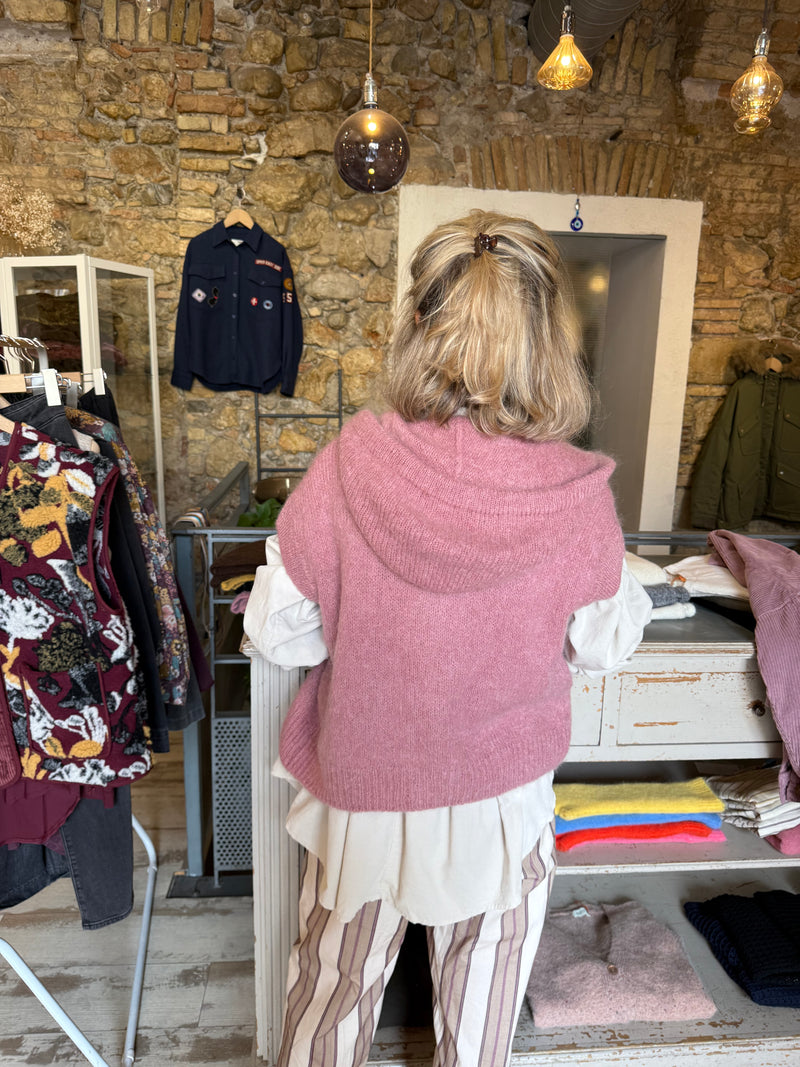 Gilet sans manches à capuche John