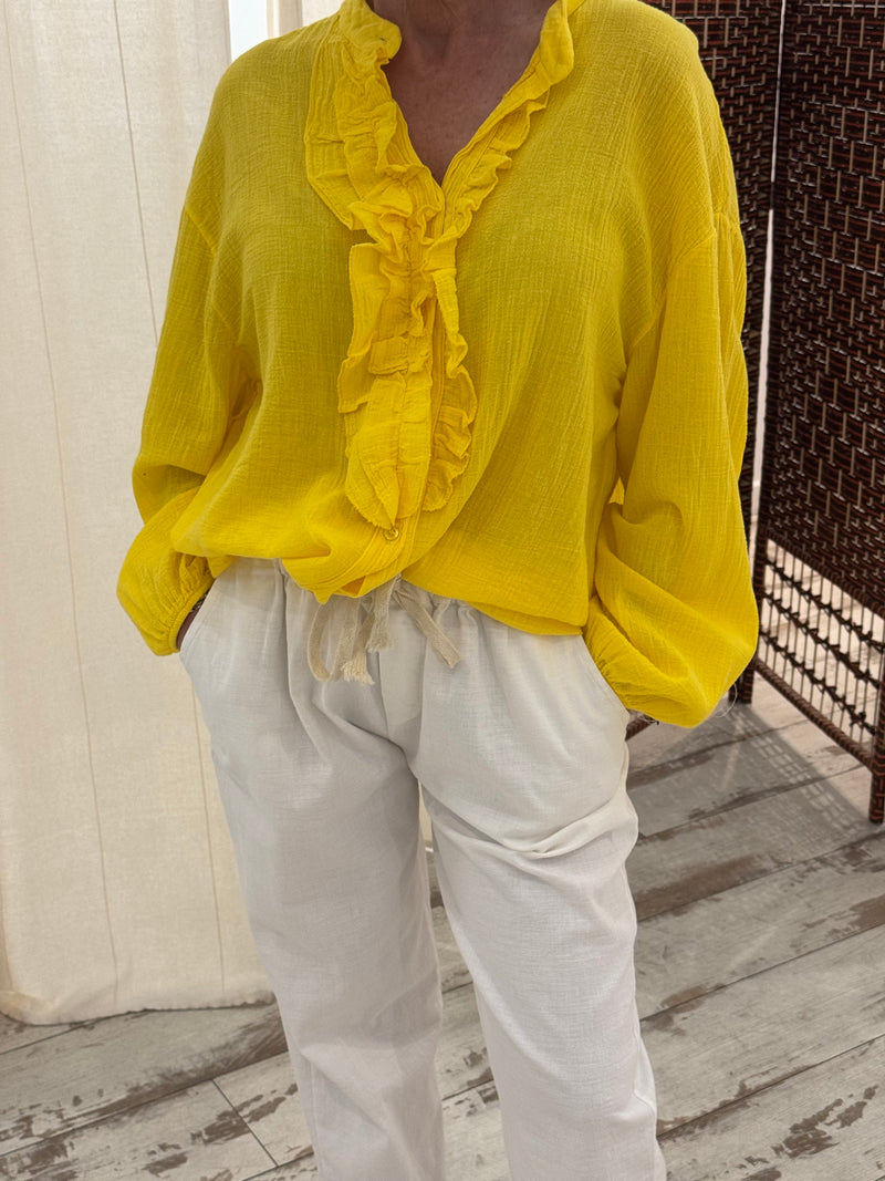 Blouse Volants - 3 couleurs