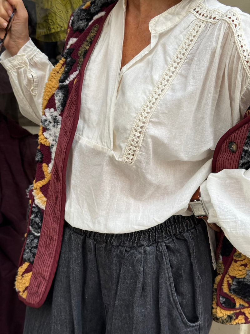 Blouse en voile de coton Sylvia - 2 couleurs