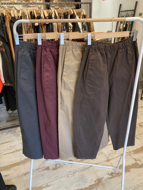 Pantalon Magic uni en coton épais - 4 couleurs